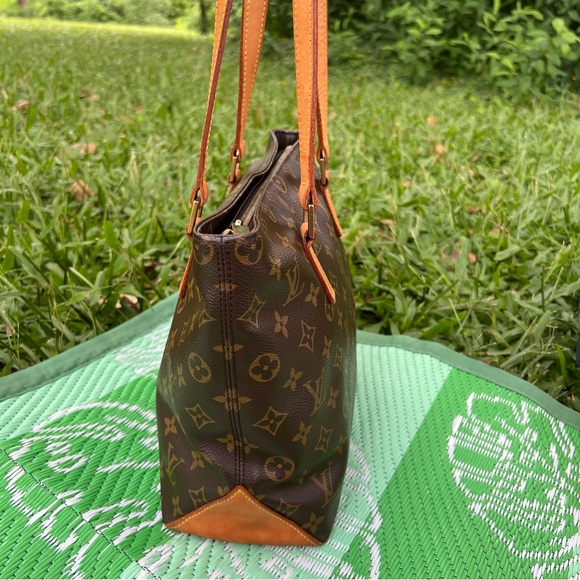 Louis Vuitton Monogram Cabas Piano Shoulder Tote Bag Authentic - Picture 3 of 16